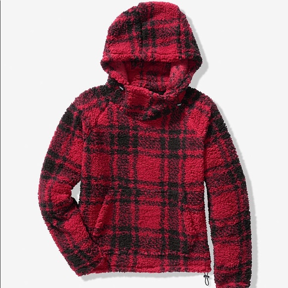 VS Pink Funnel Neck Sherpa Hoodie! - Picture 6 of 6